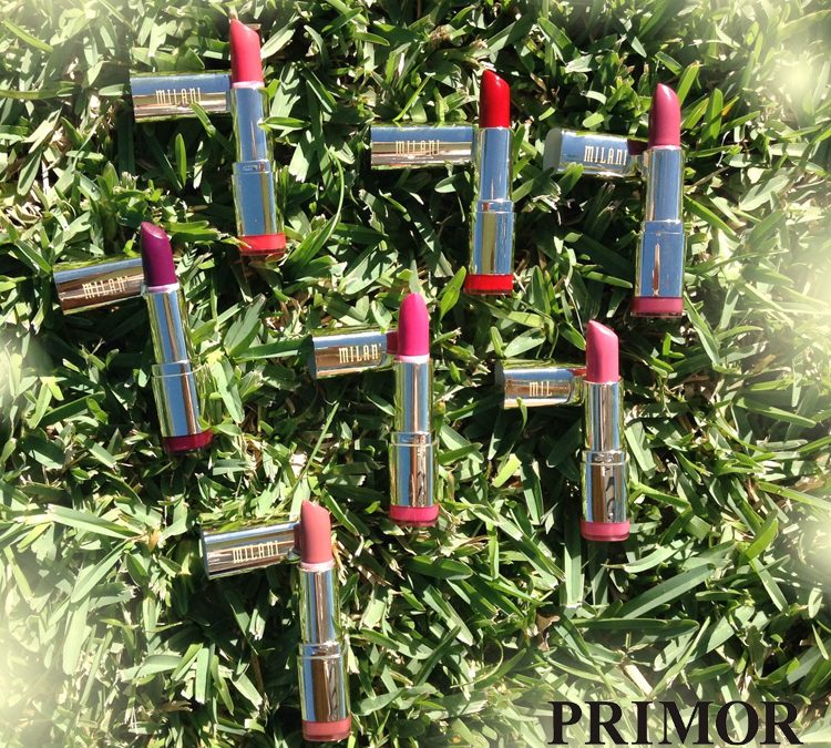 Color Statement Lipstick de Milani: los swatches