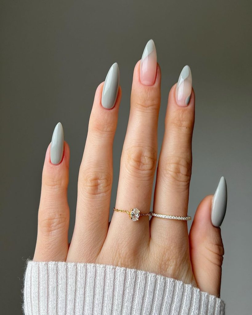 Estas son las mejores ideas de uñas en gris