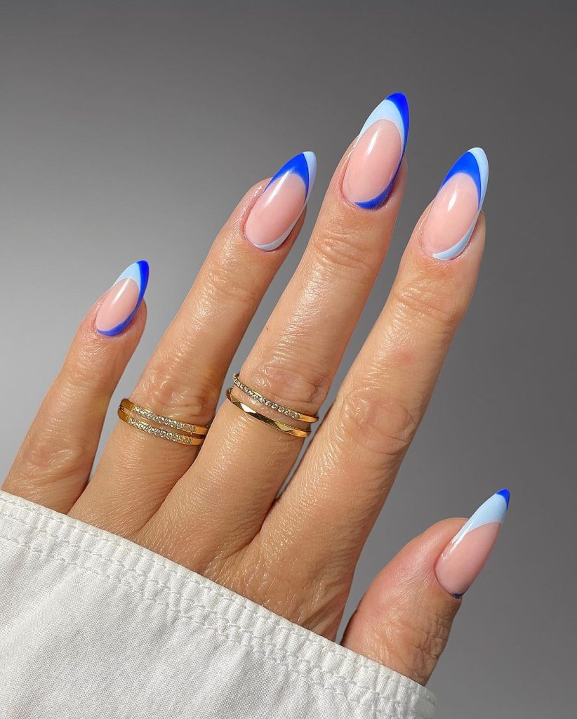 Estas son las mejores ideas de uñas azules