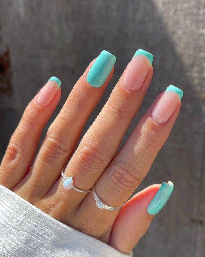 Las mejores ideas de uñas turquesa