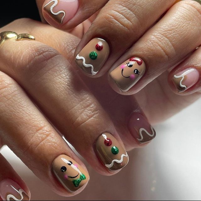 Las mejores ideas de uñas de Navidad