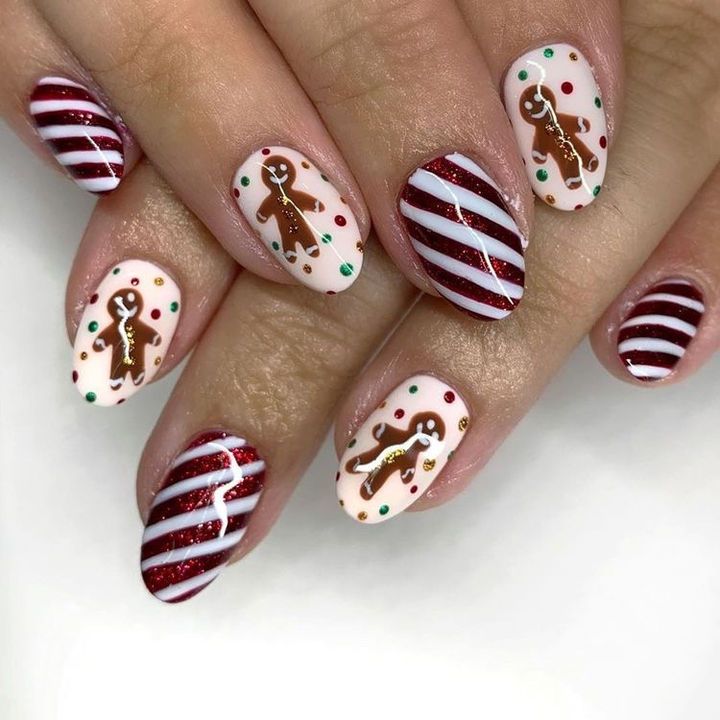 Las mejores ideas de uñas de Navidad