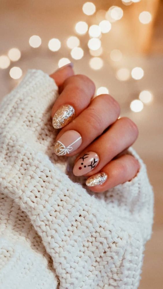 Las mejores ideas de uñas de Navidad