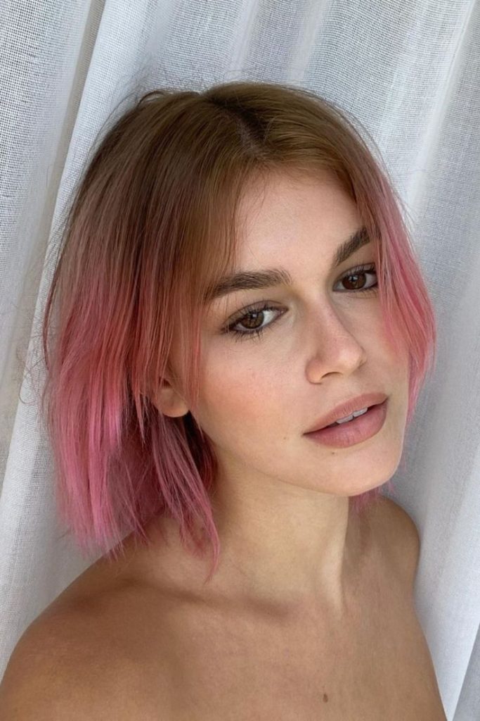 Presume de un look diferente con las mejores ideas para tintes rosa gold