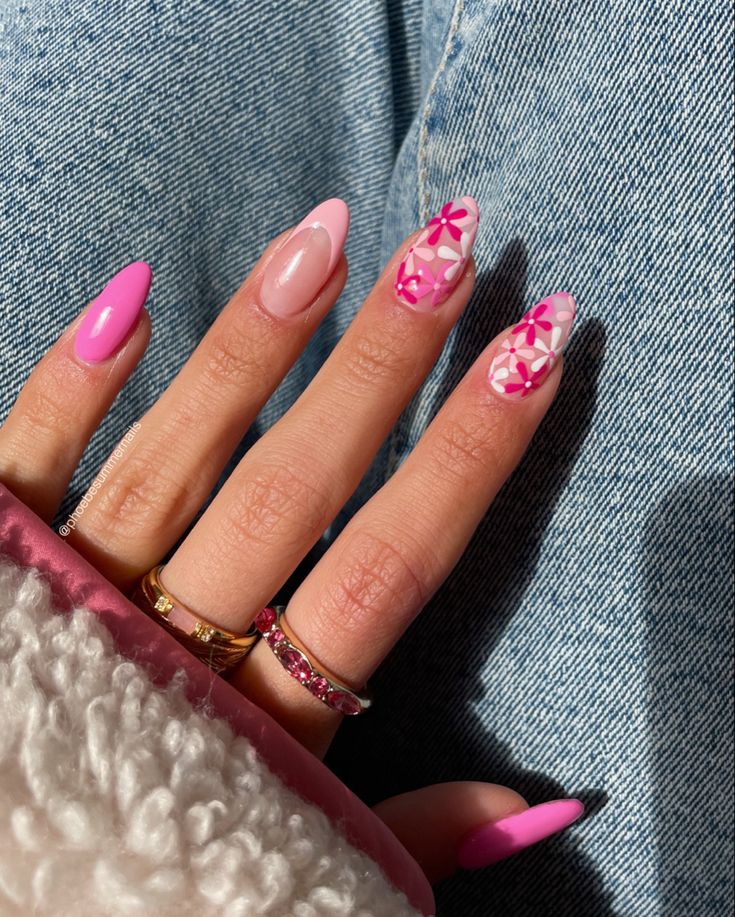 Atenta a las mejores ideas de manicura fucsias y blancas