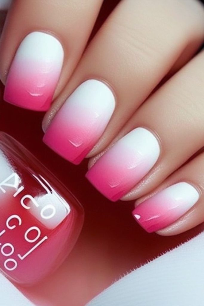 Atenta a las mejores ideas de manicura fucsias y blancas