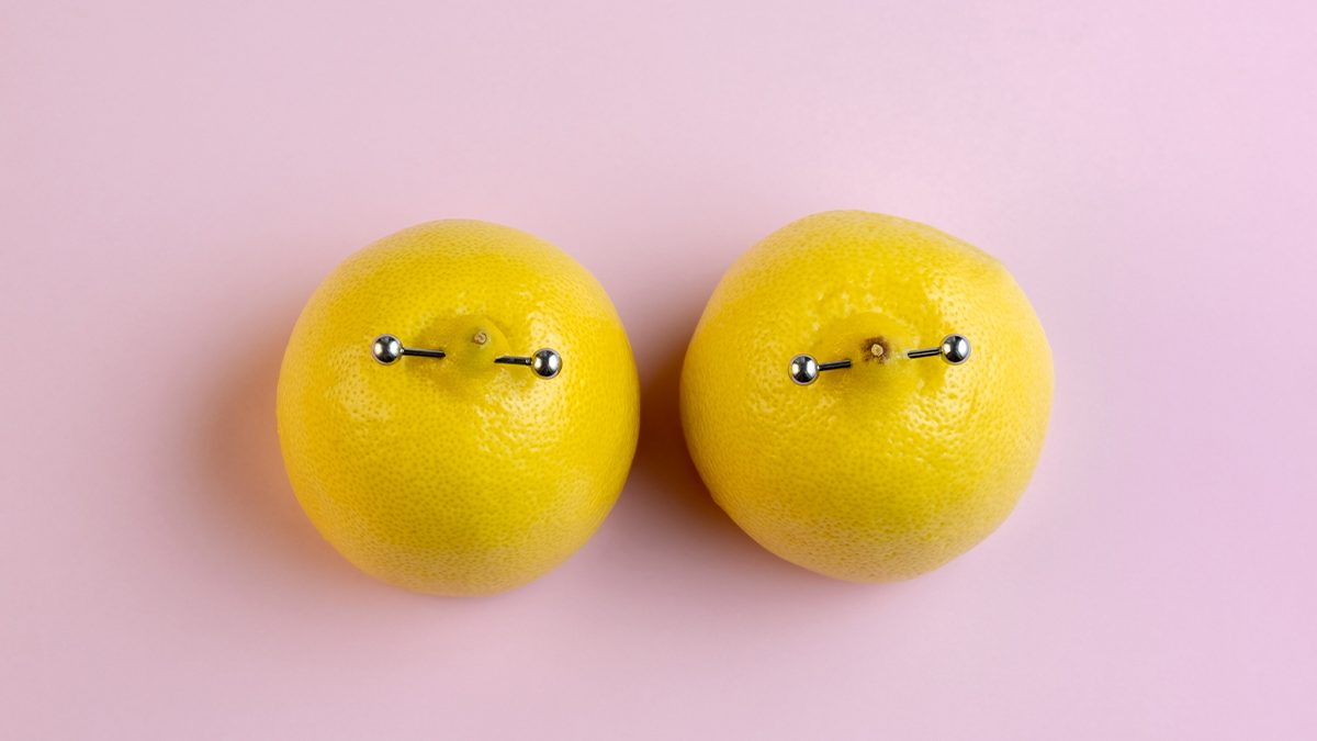 Tipos de piercing en el pezón y los cuidados necesarios