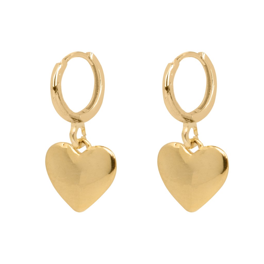 pendientes elegantes corazón